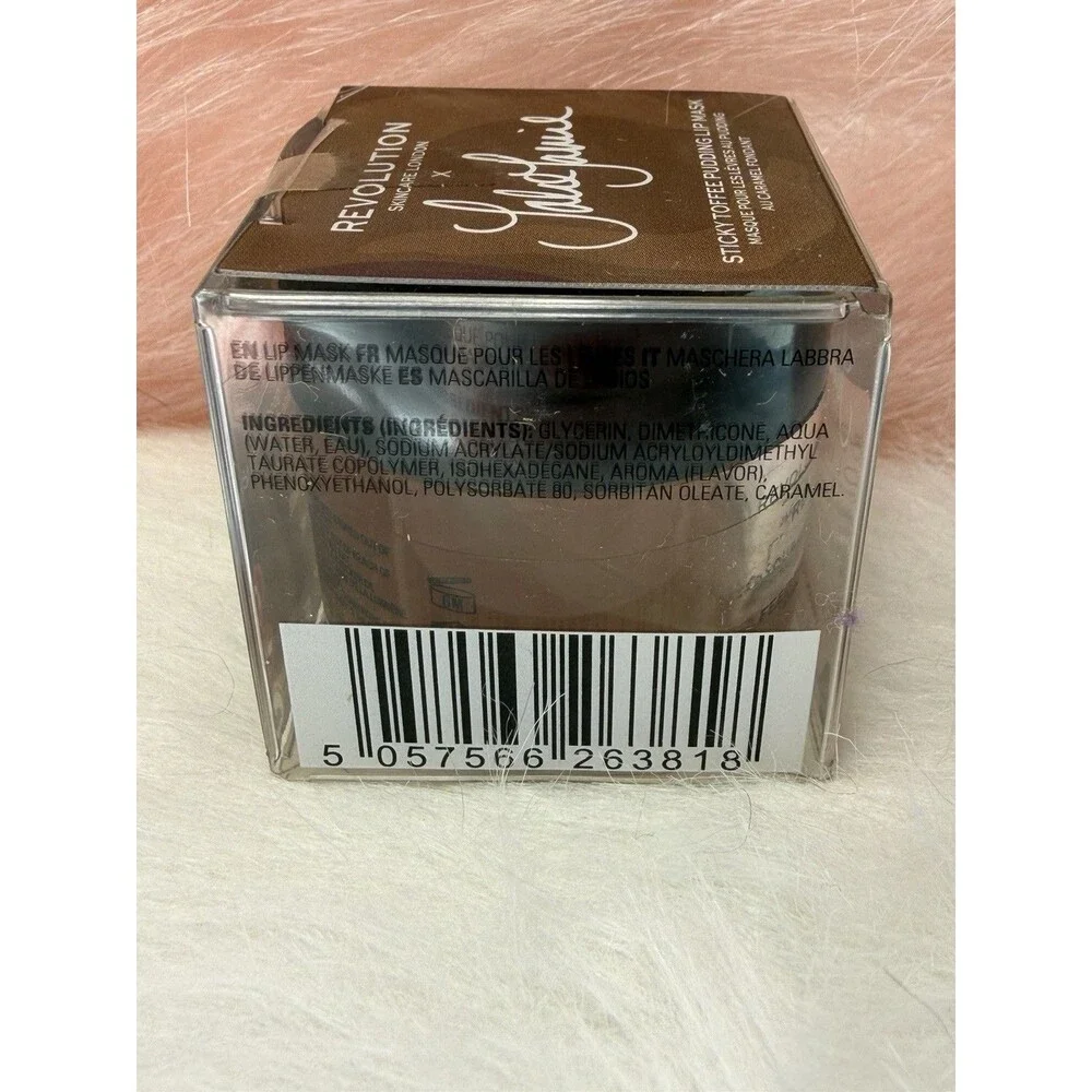 Revolution x Jake Jamie Sticky Toffee Pudding Lip Mask 15ml • New in Box • NEW